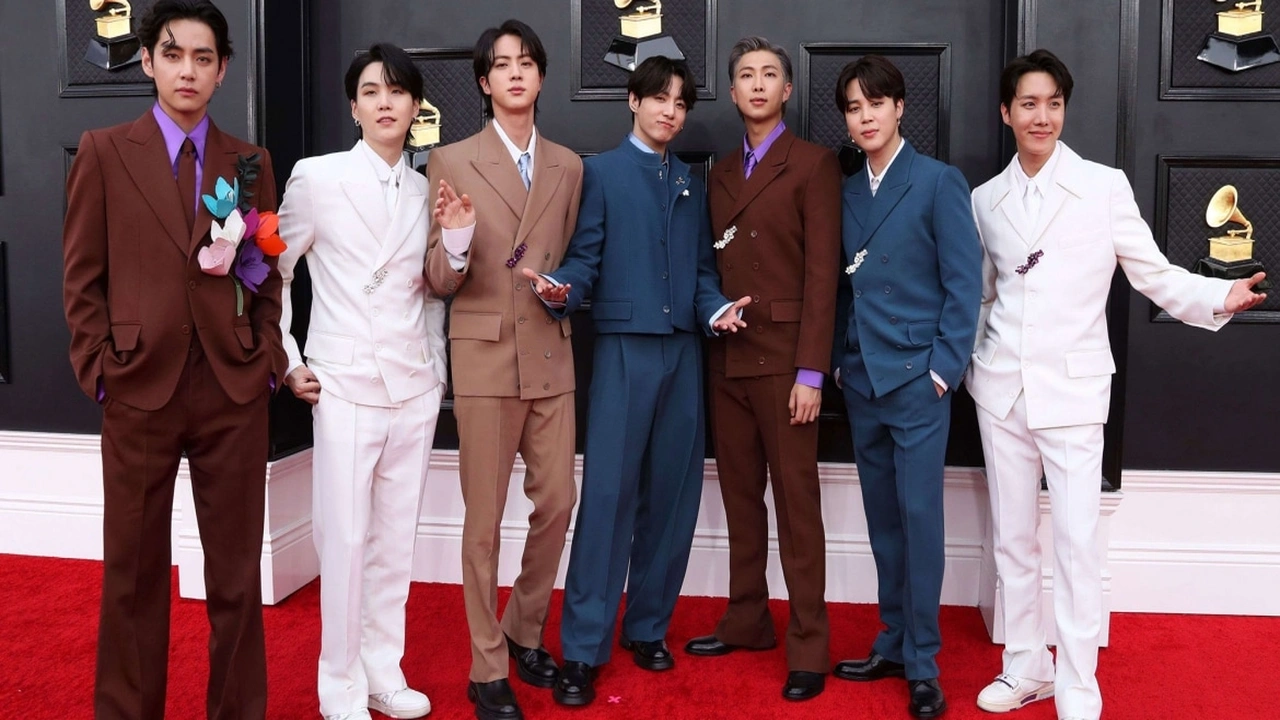 اسماء فرقة بتس بالانجليزي