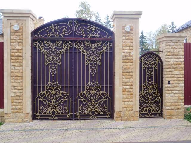 بوابات حديد ابواب حديد خارجية للمنازل