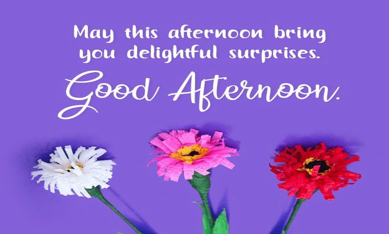الرد على good afternoon