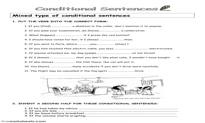 تدريبات على first conditional