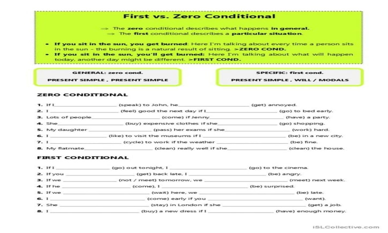 تدريبات على first conditional