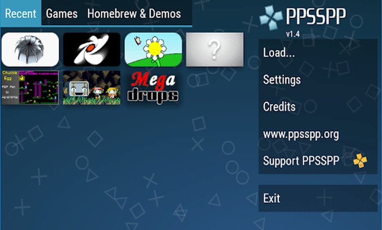 كيفية استخدام ppsspp