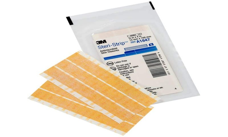 كيفية استخدام steri strip