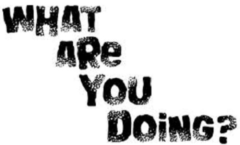 الرد على what are you doing