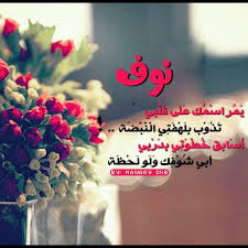 ابيات شعر في نوف