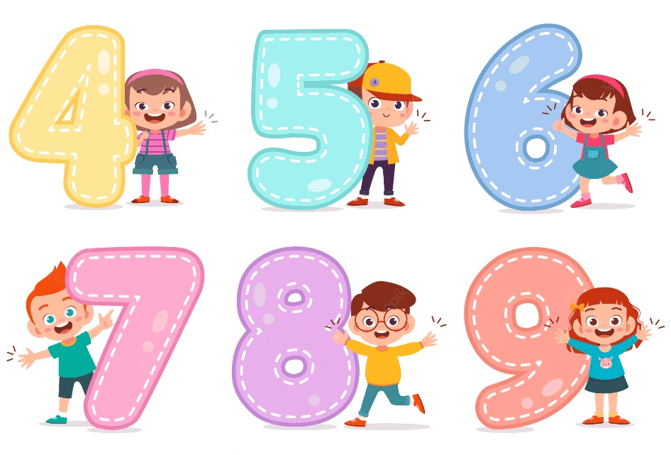 ارقام مزخرفة