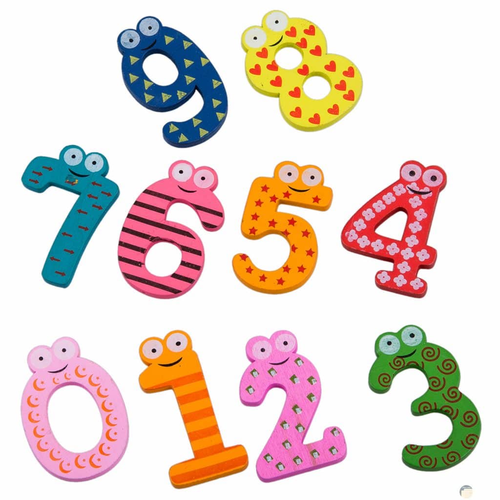 ارقام مزخرفة