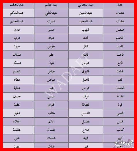 أسماء اولاد فخمة