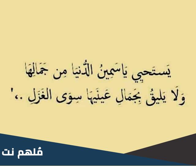 شعر شعبي عن جمال الوجه