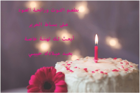 اقتباسات عن عيد ميلاد حبيبي
