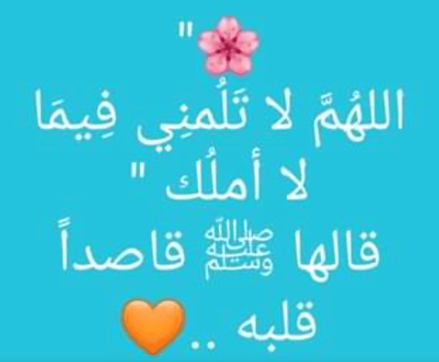 اللهم هذا قسمي فيما أملك فلا تلمني فيما تملك ولا أملك 