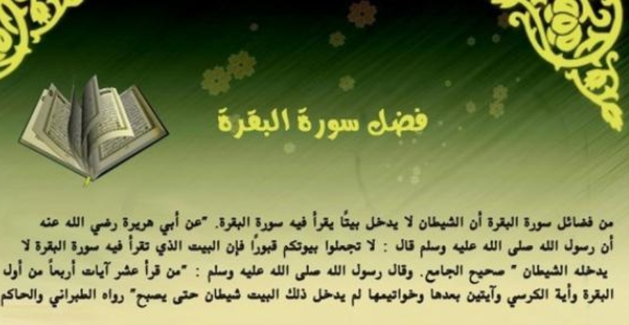 تجربتي في حفظ سورة البقرة