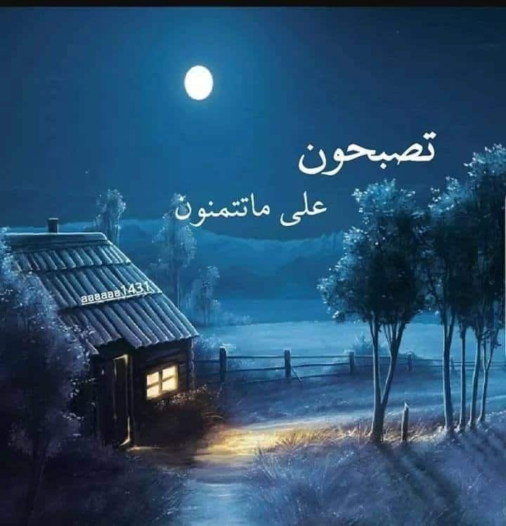 تصبحون على خير مضحك