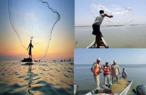 تعبير عن صيد السمك للاطفال