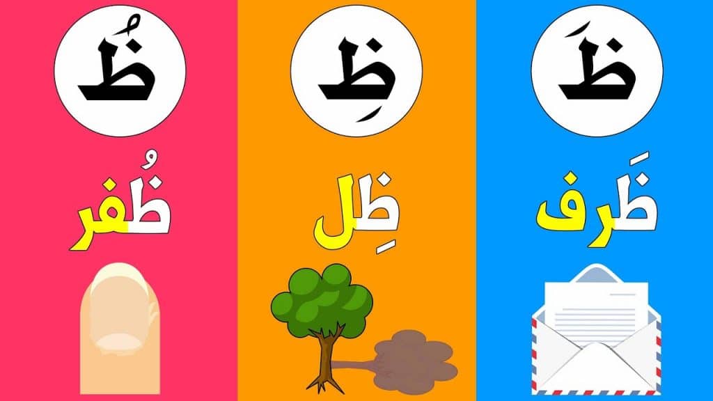 جمل بحرف الظاء للاطفال