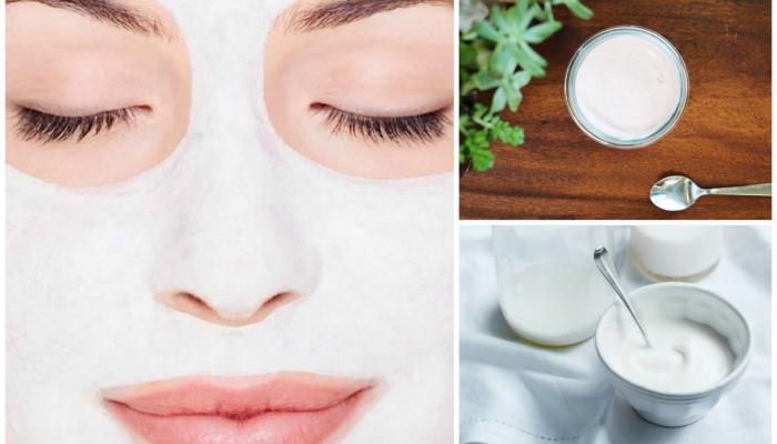 خلطة ياغورت طبيعي للوجه