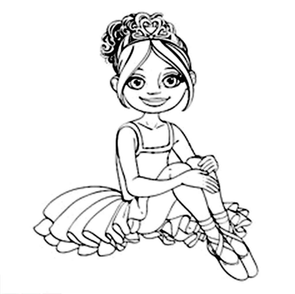 رسومات اطفال للتلوين للبنات