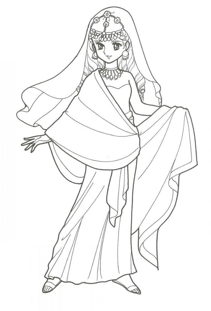 رسومات اطفال للتلوين للبنات