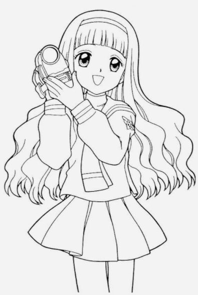 رسومات تلوين انمي للطباعة