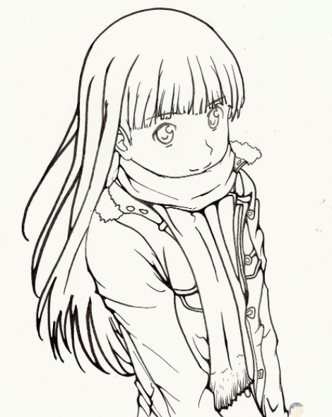 رسومات تلوين انمي للطباعة