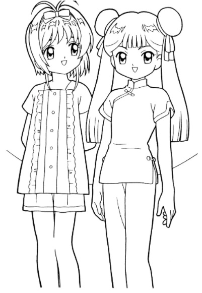 رسومات تلوين انمي للطباعة