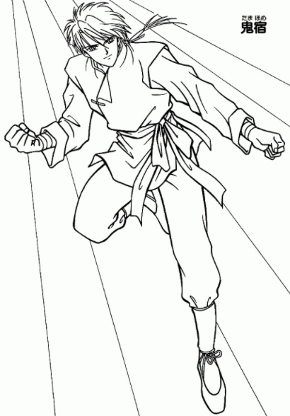 رسومات تلوين انمي للطباعة