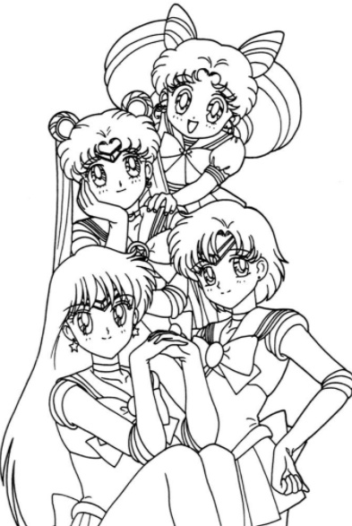 رسومات تلوين انمي للطباعة