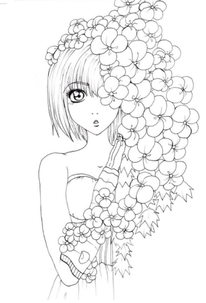 رسومات تلوين انمي للطباعة