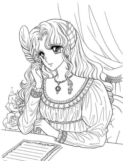 رسومات تلوين انمي للطباعة