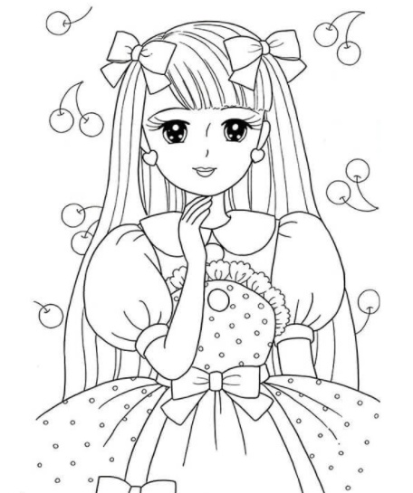 رسومات تلوين انمي للطباعة