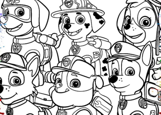 رسومات تلوين دوريات المخلاب