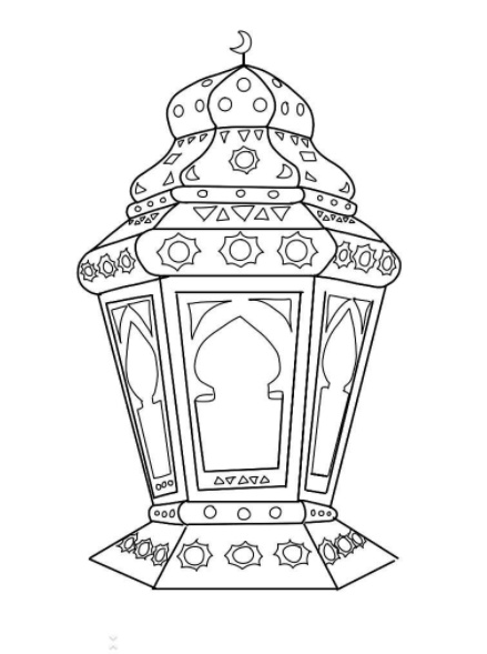 رسومات تلوين رمضان