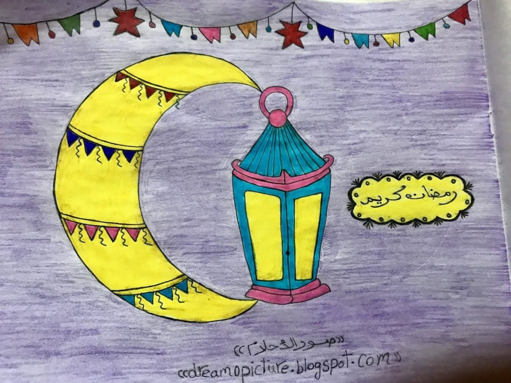 رسومات تلوين رمضان