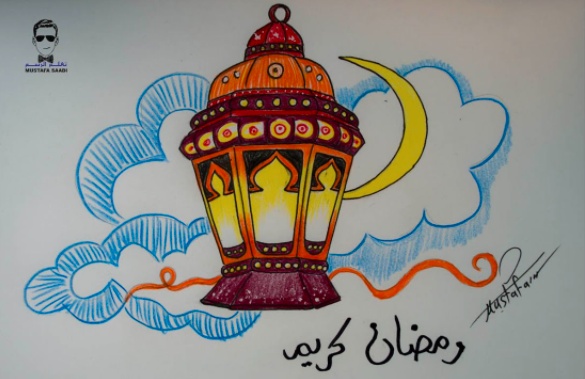 رسومات تلوين رمضان