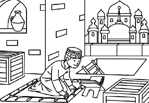 رسومات تلوين رمضان