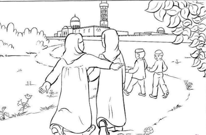 رسومات تلوين رمضان