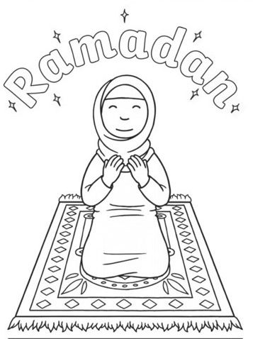 رسومات تلوين رمضان