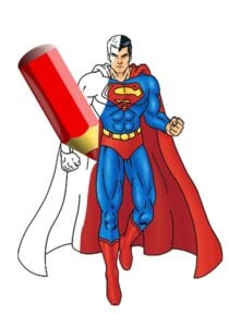 رسومات تلوين سوبر مان