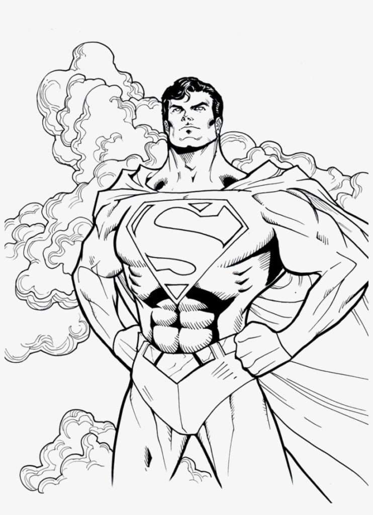 رسومات تلوين سوبر مان