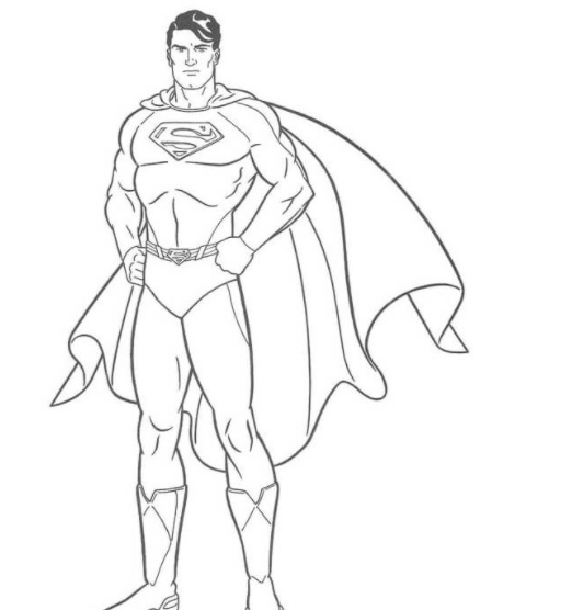 رسومات تلوين سوبر مان