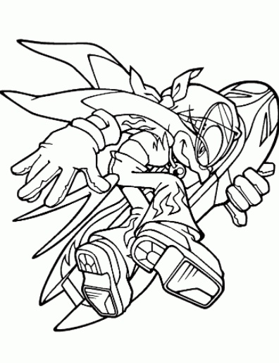 رسومات تلوين سونيك