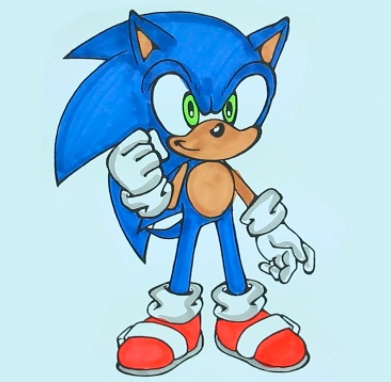 رسومات تلوين سونيك
