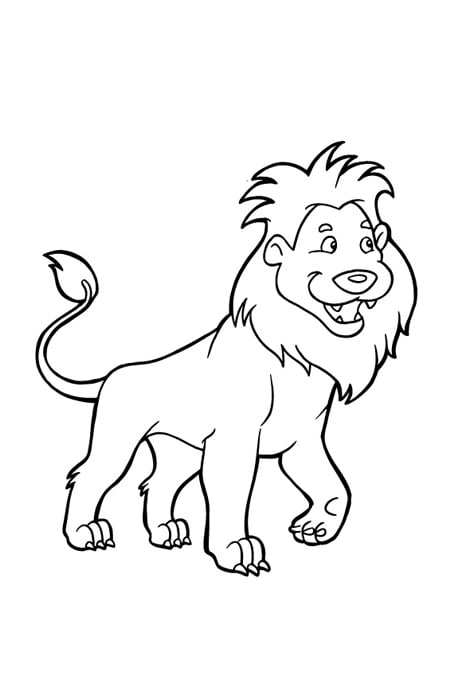 رسومات تلوين نمر