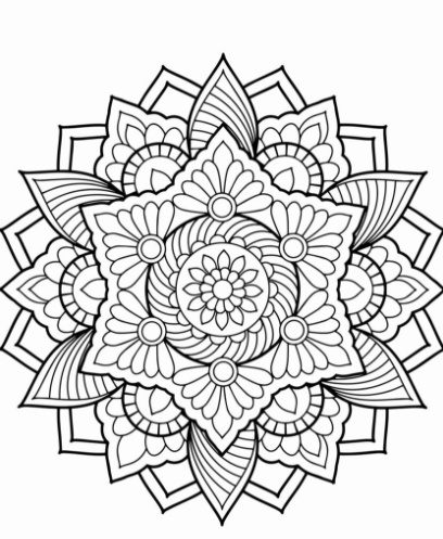 رسومات تلوين وحيد القرن
