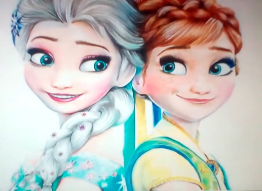 رسومات للتلوين فروزن