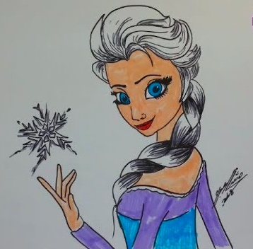 رسومات للتلوين فروزن
