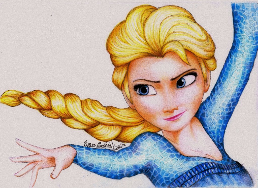 رسومات للتلوين فروزن
