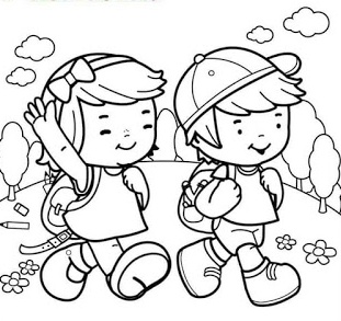 رسومات للتلوين للقسم التحضيري