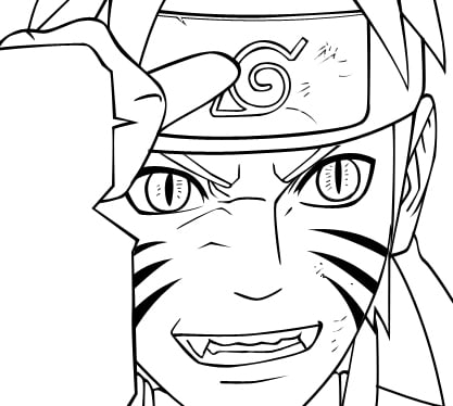 رسومات للتلوين ناروتو