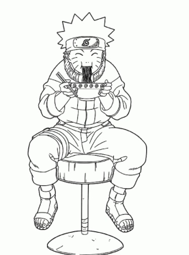 رسومات للتلوين ناروتو